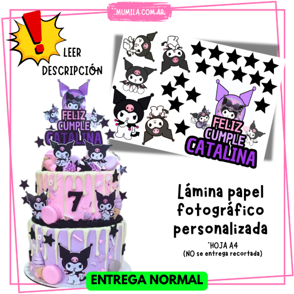 Producto - Lámina Papel foto Personalizada Tiempo de entrega NORMAL