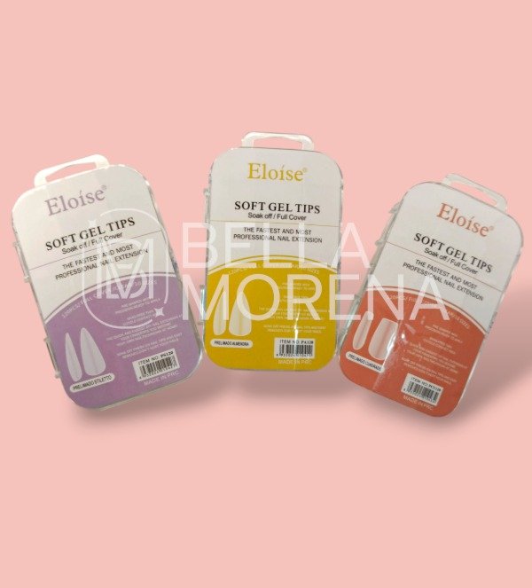 Producto - Tips soft gel prelimado Eloíse 120ud