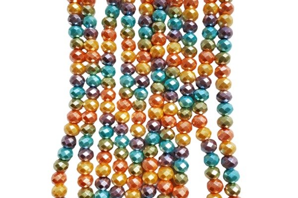 Producto - Cristal de Roca Mix Metalizado 8 mm