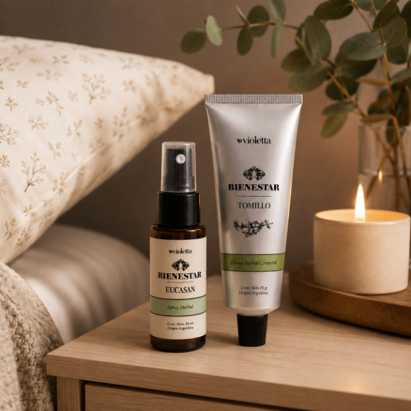 Producto - Combo Bienestar Herbal Spray Eucasán + Crema Tomillo