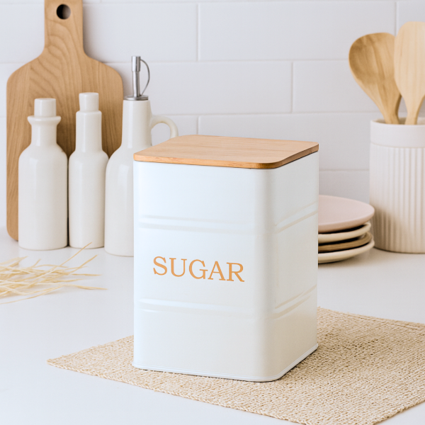 Producto - Lata de azúcar industrial cuadrada