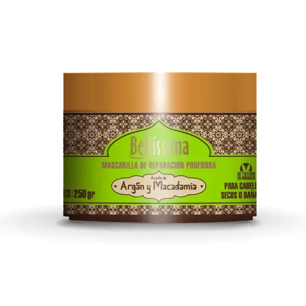 Producto - Mascarila de argan y Macadamia - Bellissima