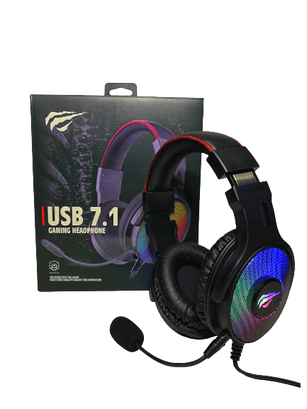 Producto - AURICULAR HAVIT H2028U USB 7.1 RGB LED PARA JUEGOS DE ESCRITORIO