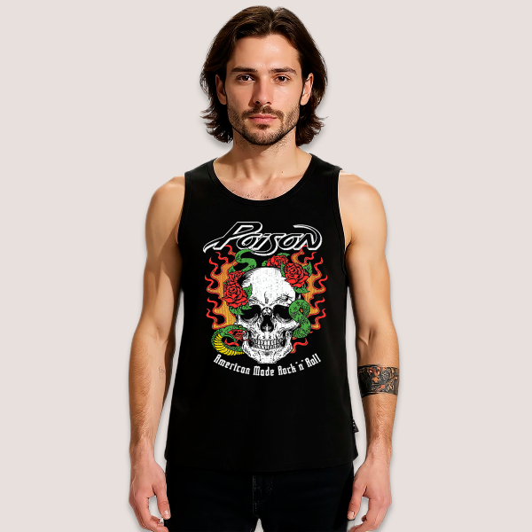 Producto - Musculosa Poison Banda Rock