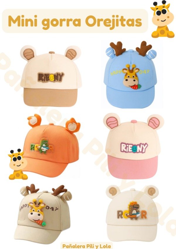 Producto - Mini gorrita Orejitas (Consultar modelo disponible)