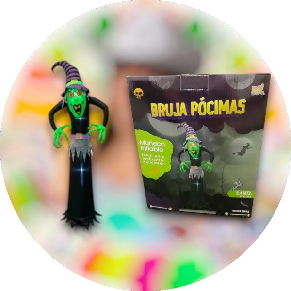 Producto - INFLABLE HALLOWEEN BRUJA POCIMA