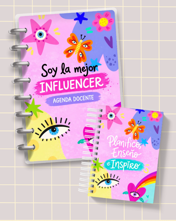 Producto - Combo Docente Agenda A5 Cuaderno de Discos Inteligentes