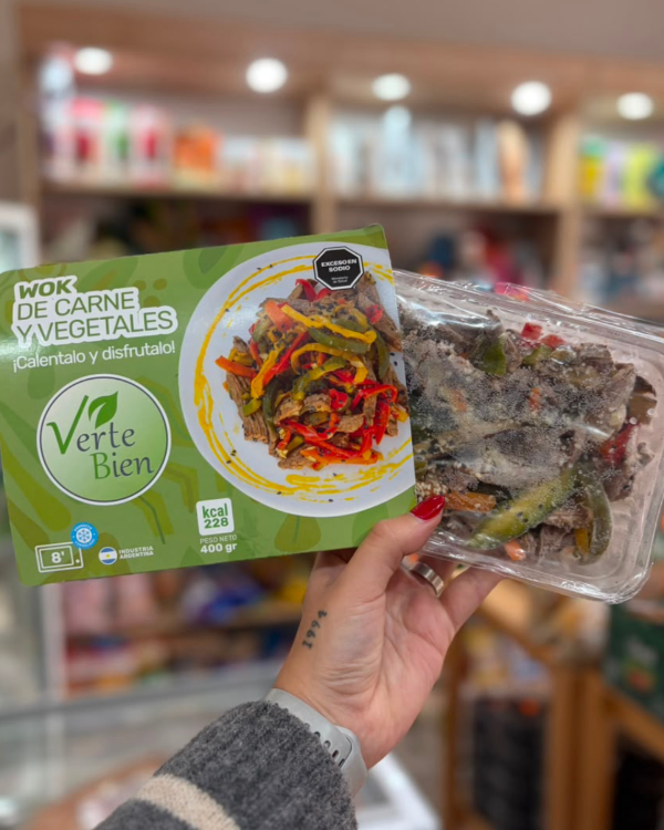 Producto - Wok de carne y vegetales