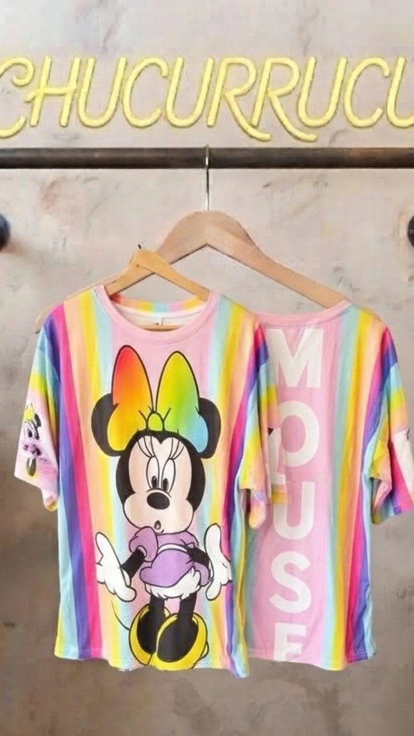 Producto - Remeron Minnie arco iris
