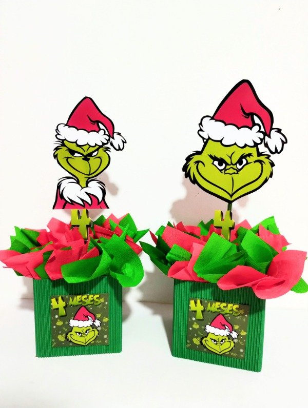 Producto - Centro de mesa navidad grinch