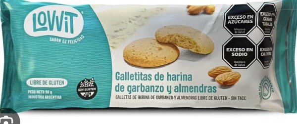 Producto - GALLETITAS DE ALMENDRA LOVVIT