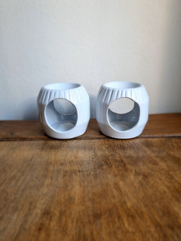 Producto - Hornito mediano blanco lineas