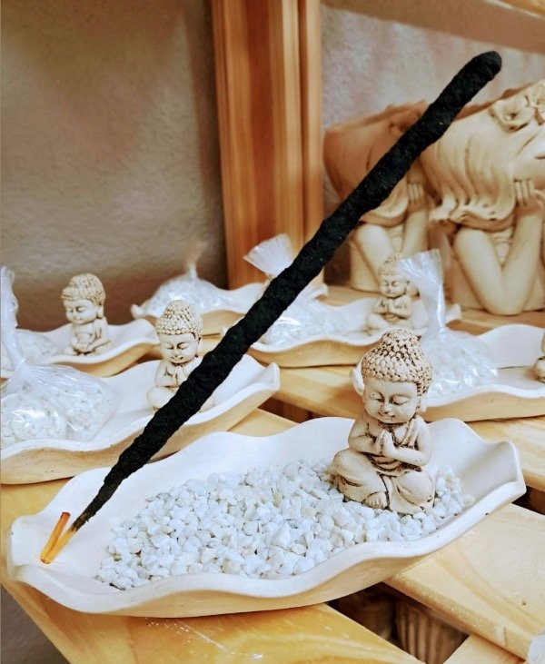 Producto - Mini jardin zen budita patinado