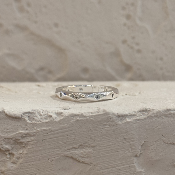 Producto - Anillo midi regulable stras AB
