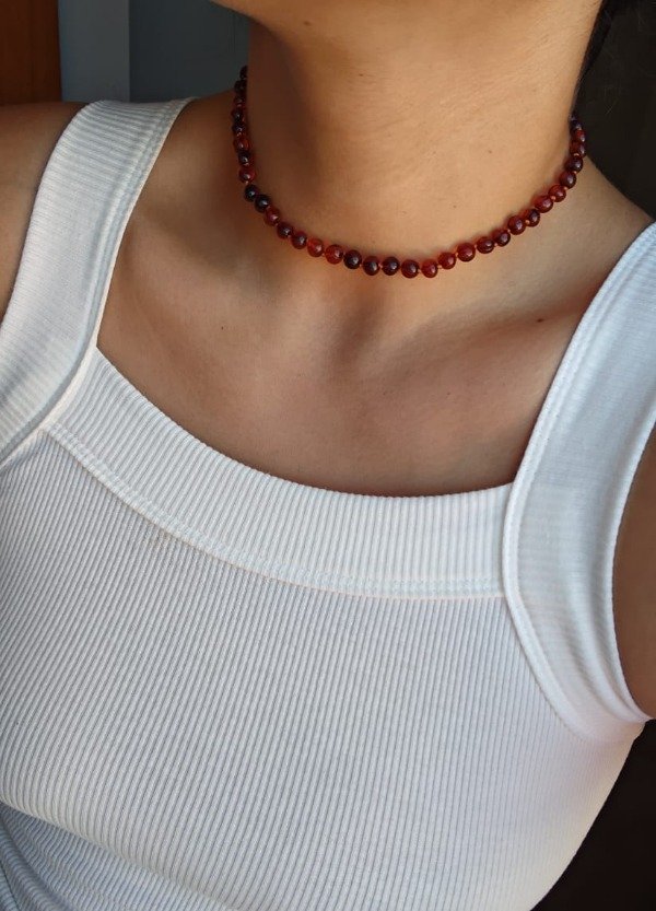 Producto - COLLAR COGNAC. 38CM. ÁMBAR BÁLTICO IMPORTADO