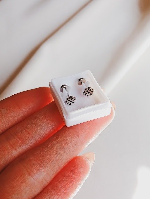 Producto - Aros abridores flor - Acero quirúrgico