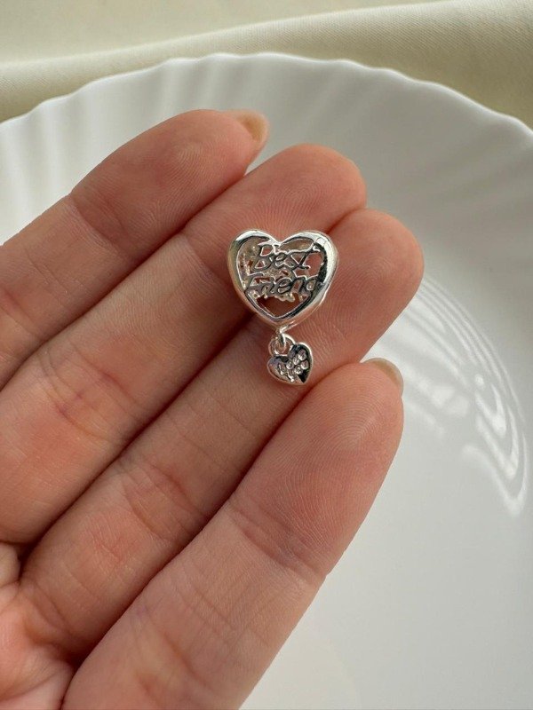Producto - CHARM Best friend - Acero blanco