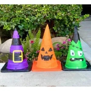Producto - Cono Plegable con Luz Halloween