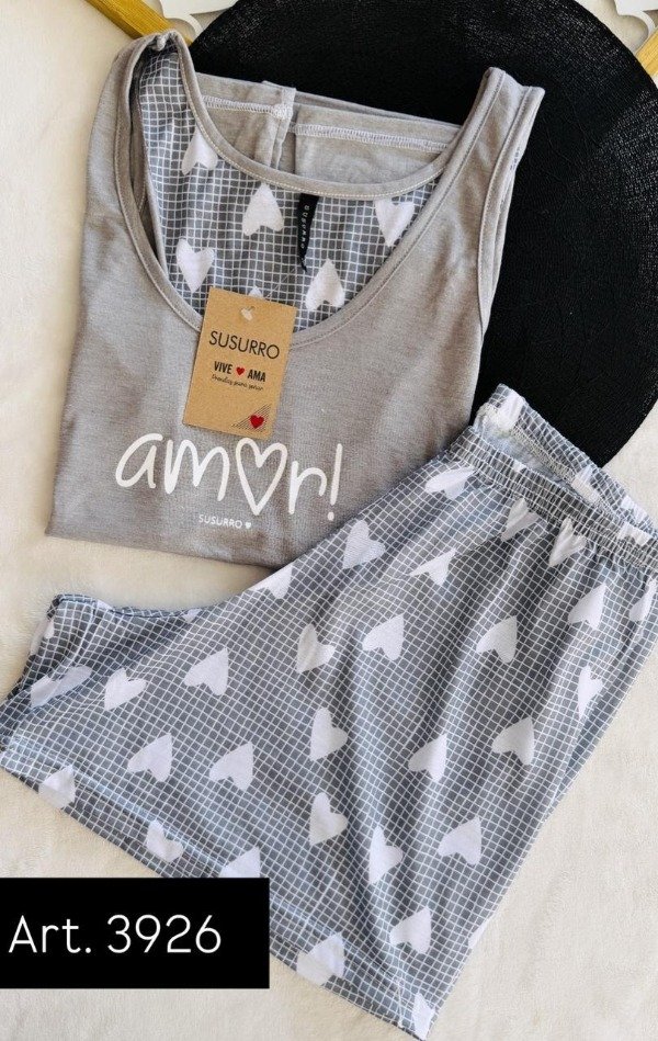 Producto - Pijama modalidad susurro gris T.7