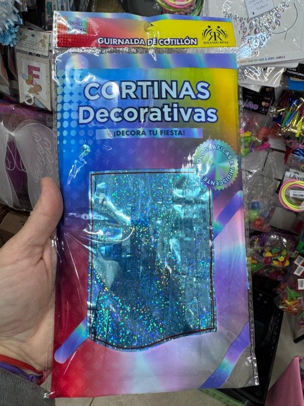 Producto - Cortinas metalizadas 1 mt x 2 mts