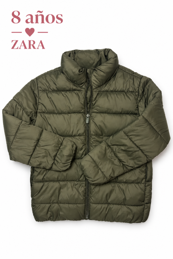 Producto - Campera Verde Zara 8 años - 0