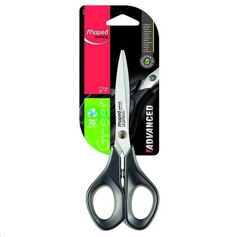 Producto - TIJERA ADVANCED GREEN 17CM EN BLISTER MAPED