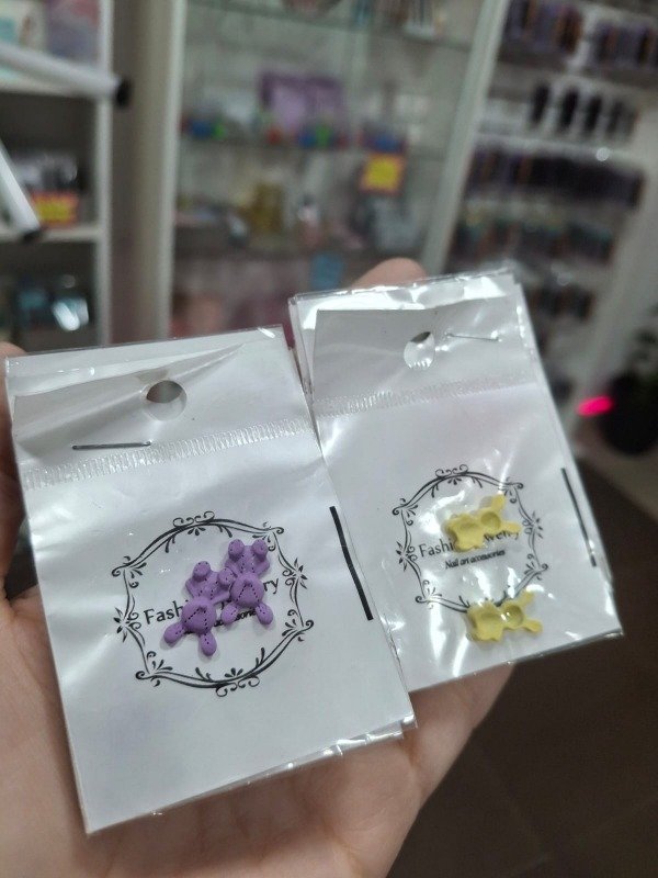 Producto - DECORACION UÑAS CONEJITO Y FLOR