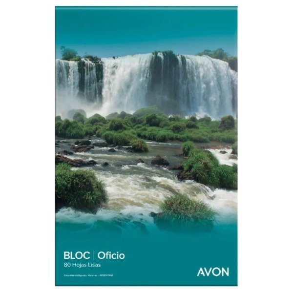 Producto - Block Oficio Liso AVON