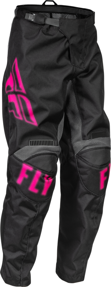 Producto - PANTALON FLY RACING F-16 NEGRO/ROSA NIÑO E80