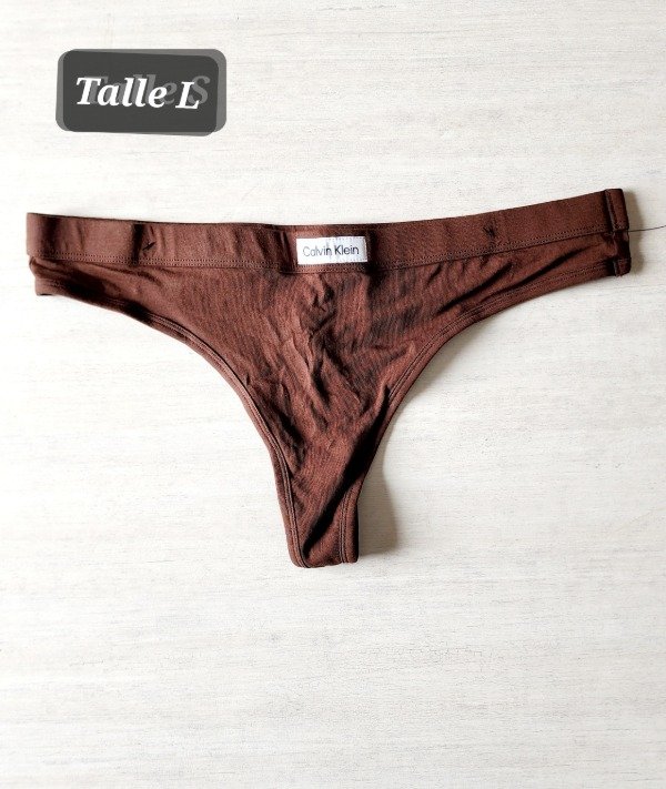 Panty Calvin klein cola less talel L chocolate