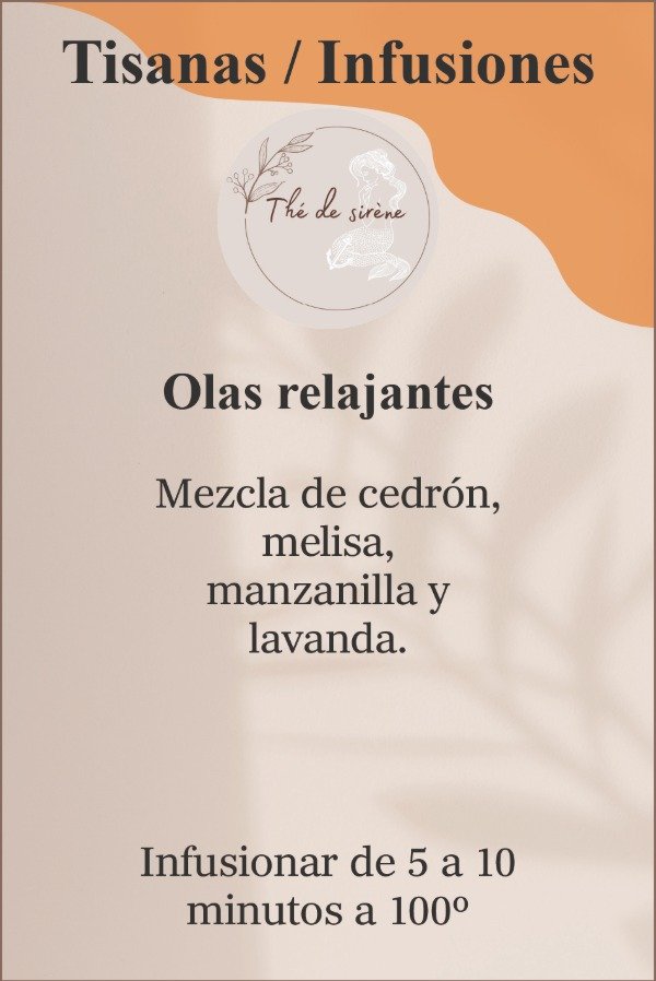 Producto - Tisanas / Infusiones 40g - Olas relajantes