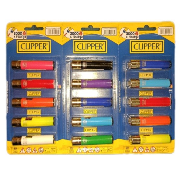 Producto - CLIPPER COLORES BLISTER X 15 UNIDADES