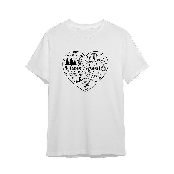 Remera Taylor's version heart
