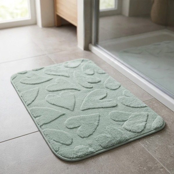 Producto - ALFOMBRA CORAZONES MEMORY FOAM CON ANTIDESLIZANTE 40X60 - 0