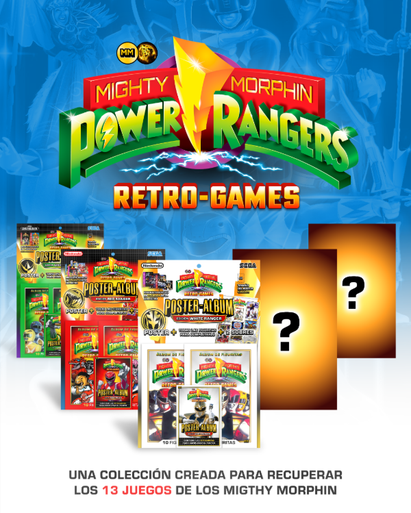 Producto - Poster-Album 3 / Mighty Mophin Power Rangers Ed. White Ranger - 8
