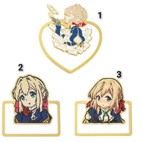 Producto - Marca Paginas de Metal Violet Evergarden - Ingrese para elegir