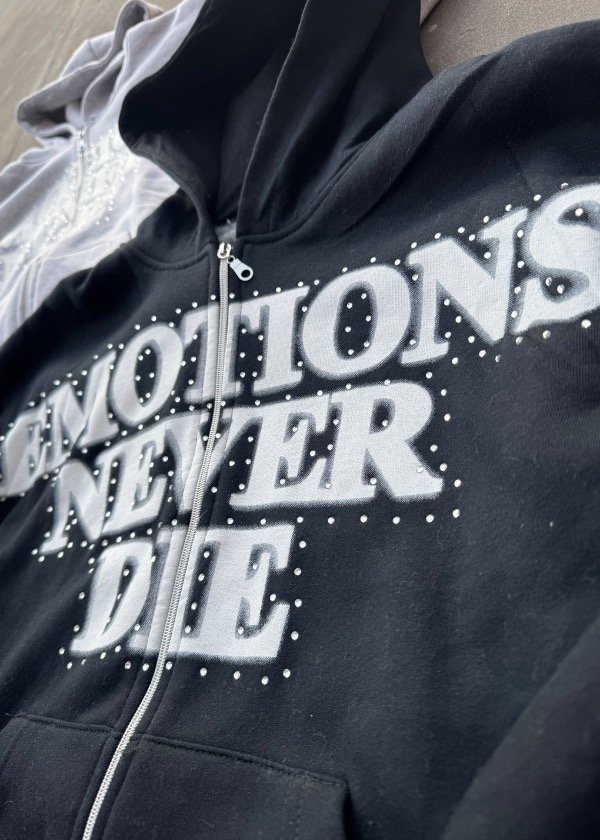 Producto - Campera Mixed Emotion Negra - 4