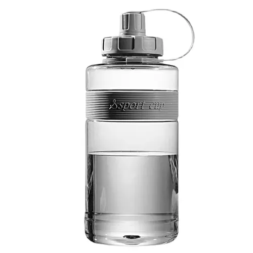 Producto - Botella Deportiva -2 lts -plastica y boquilla de silicona -asa de transporte