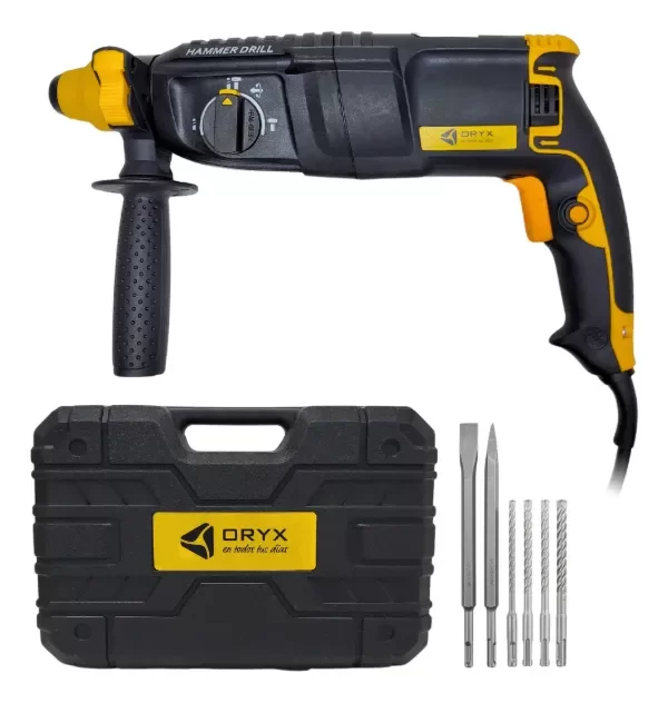 Producto - Rotomartillo Taladro Percutor 850W Eléctrico Con Maletín y Mechas