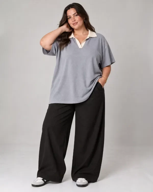Producto - Remera Polo tejida - hilo lycra - 8