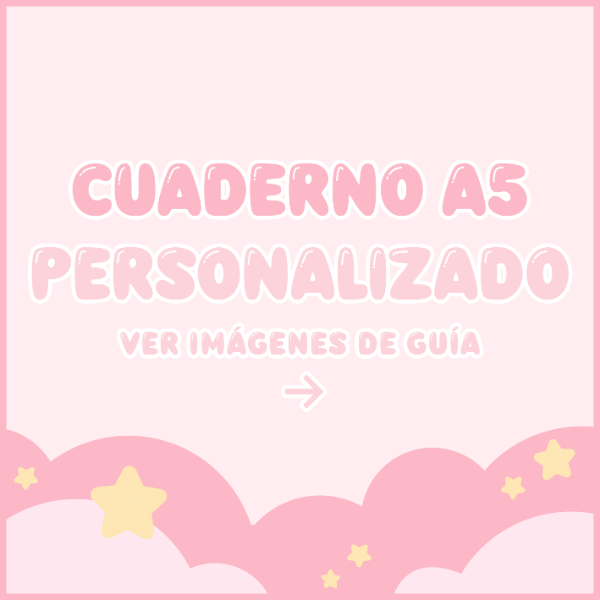 Producto - Cuaderno A5 personalizado