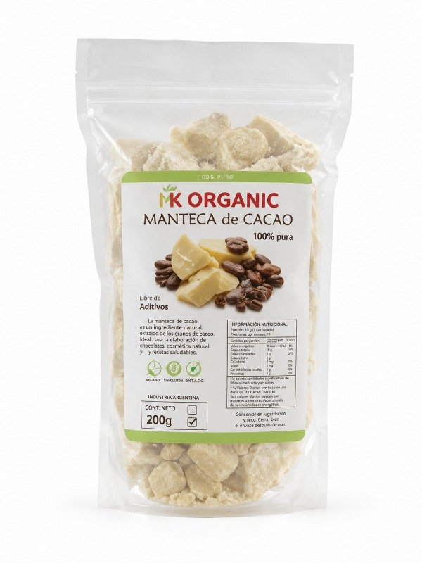 Producto - Manteca de Cacao - MK Organic-