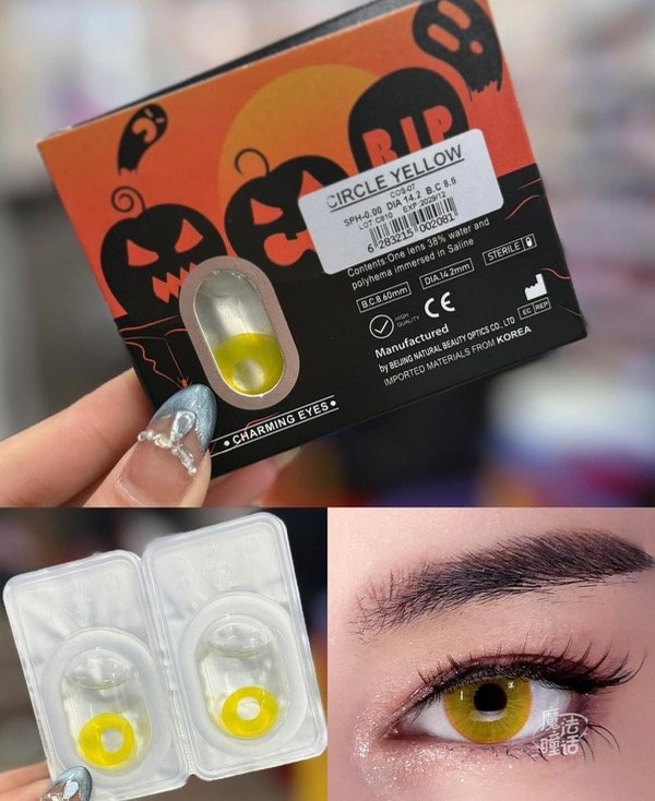 Producto - Lentes de Contacto Circle Yellow