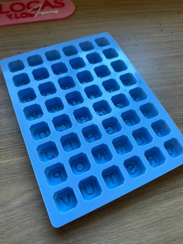 Producto - Molde letras cubo velas - 0
