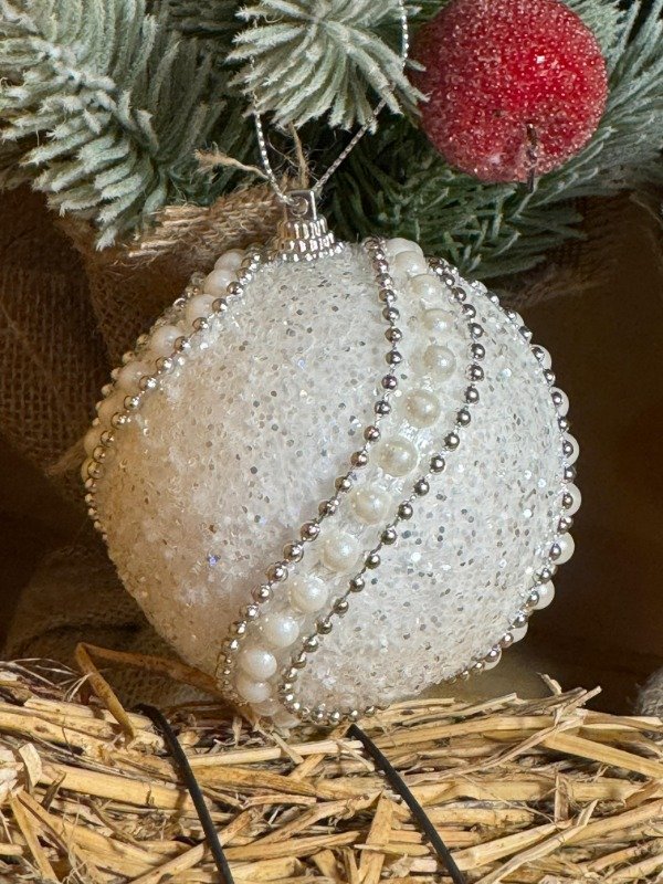Producto - Esfera 8cm pearl (Efectivo: 4.000)