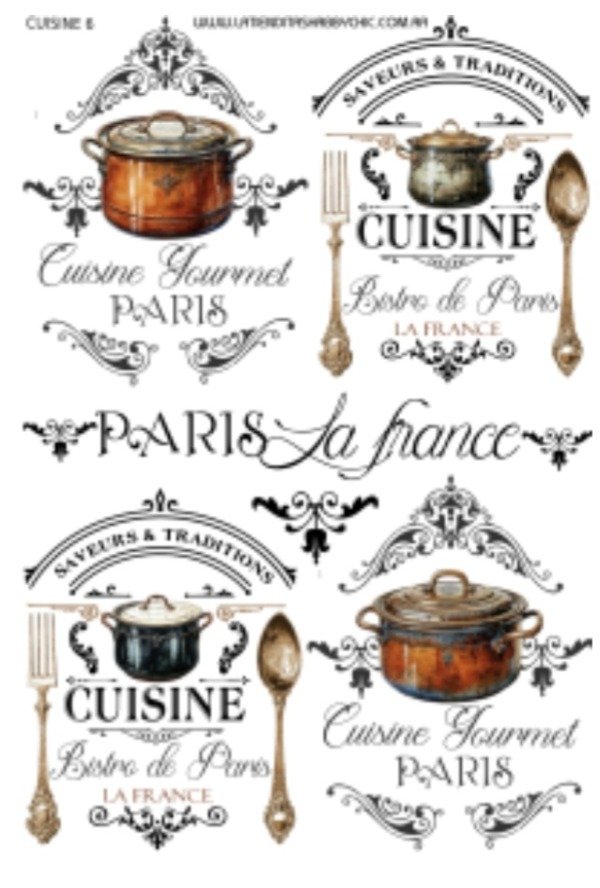 Producto - Transfers CUISINE 6