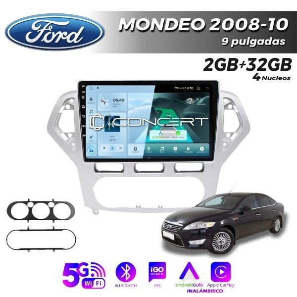 Producto - MULTIMEDIA FORD MONDEO 2008/10 - 9 PULGADAS CARPLAY Y ANDROID AUTO