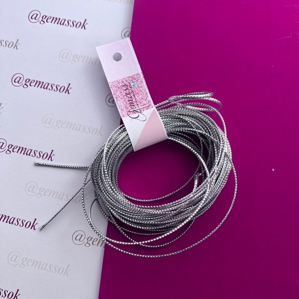 Producto - Cordón Lurex plata