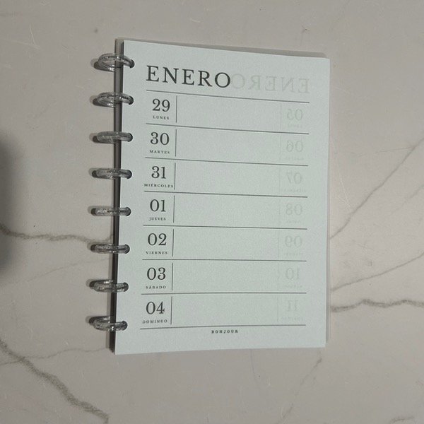 Producto - Agenda 2026 Semanal