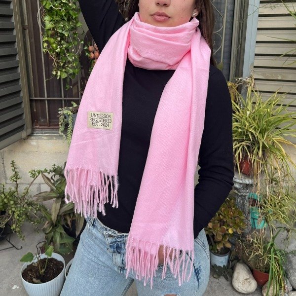 Producto - Bufandon rosa